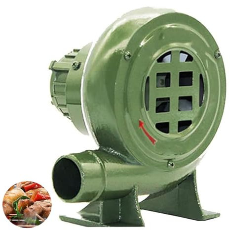 Soffiatore Elettrico - 220V Soffiatore Per Barbecue Ventilatore Centrifugo, Ventole A Filo Di Rame, Soffiatore Per Forgia A Carbone A Basso Rumore, Per Campeggio/Picnic/attività All'aperto(80W)