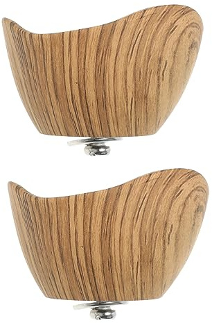 Ciieeo Lot De 2 Poignées De Couvercle Casserole Bouton De Couvercle Universel En Bois Remplacement Pour Wok Cuit-Vapeur Casserole À Soupe Isolation Et Facile À Nettoyer