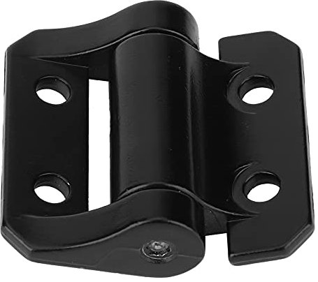 Charnières de Porte Extérieure Noires, Charnières de Porte Moustiquaire Charnière de Torsion Galvanisée en Acier allié de Zinc Noir Réglable pour Porte en Verre de Machines