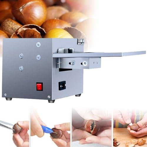 RRXEOUU Macchina per schiacciare Le Castagne, Macchina Professionale per Aprire i gusci di Castagne Cinesi per Uso Commerciale