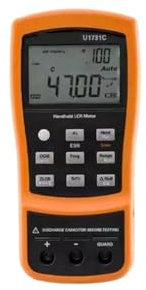 BASSFLY Multimètre U1733C Pont numérique portatif LCR Meter U1732C Capacimètre U1701B/U1731C Lecture précise(U1731C)
