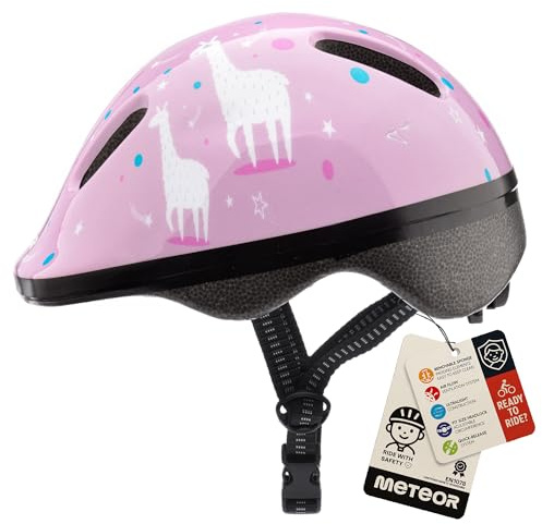 meteor Casco Bici Ideale per Bambini - Caschi Perfetto per Downhill Enduro Ciclismo MTB Scooter - Helmet per Tutte Le Forme di Attività in Bicicletta Helmo