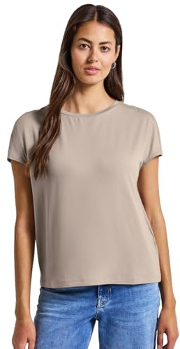 Damen Jersey-Shirt mit Mesh-Detail