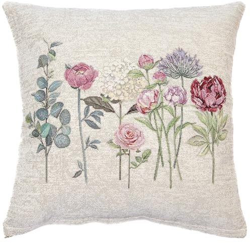 textile idea Kissenbezug 45x45 Gobelin, Deko Kissen mit Motiv, Kissenhülle, Dekokissen, Sofakissen - Eleganz 1 STK.