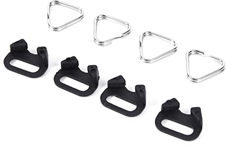 Haiki 4 Pz/set Gancio Della Cinghia Della Macchina Fotografica Tracolla Triangolo Split Fibbia Sostituzione Per Fotocamera Digitale Fibbia Accessori