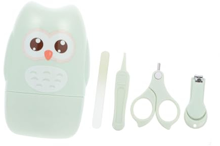 Babynagelknipser Satz für Kleinkinder 1 Satz, Edelstahl Abs | Nagelpflege für Neugeborene, Anti Rutsch Griff, Sichere Kanten, Feilen für Finger und Zehennägel