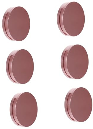 MOBUTOFU Wimpernbox für 6 Satz Falsche Wimpern Runde aus Kunststoff Praktische und Portable Aufbewahrungsbox für Alltag und Unterwegs