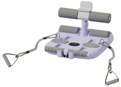 Milageto Appareil D'entraînement Abdominal avec Cor Traction Stable Barre D'abdomina avec Ventouse Compact Barre Sit-Up Ventouse pour Maison