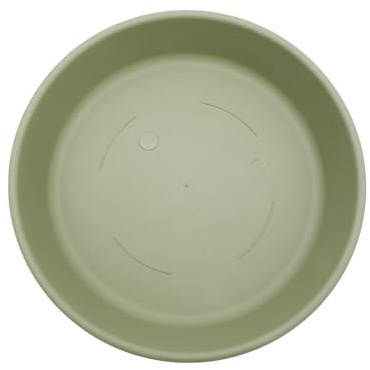 The HC Companies Soucoupe Ronde Classique en Plastique de 35,6 cm – Plateaux pour Plantes d'intérieur et d'extérieur pour Pots – 35,6 x 35,6 x 6,3 cm écume de mer