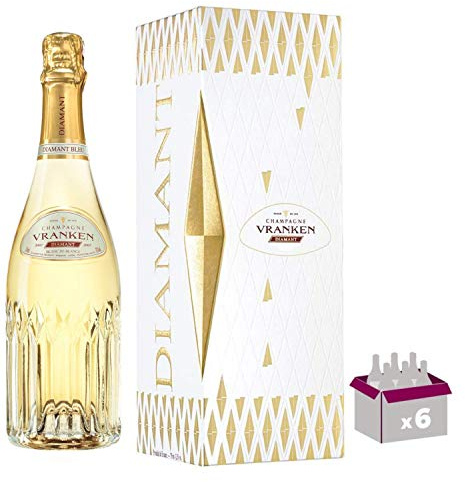 Champagne Vranken - Diamant Blanc de Blancs - En caja de regalo de 6 * 75cl