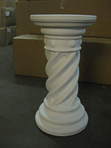 Kunibert Säule Blumensäule Dekosäule Podest Sockel rund Höhe 56cm Farbe weiß