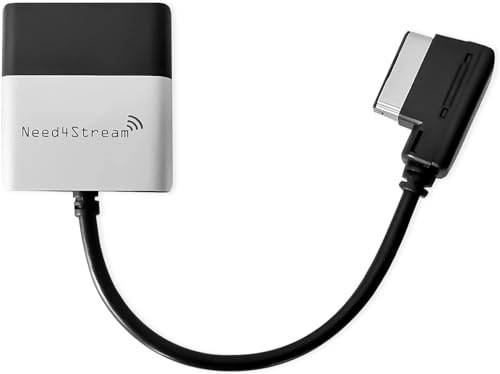 Need4Stream Bluetooth Audio Interface mit Titellisten, N4S300A-2G A2DP, kompatibel mit Audi Music Interface und MMI 2G, geeignet für iPhone und Android Smartphone