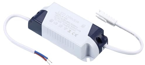 PATIKIL 2pz Driver LED Alimentatore 8-12W 300mA AC 85-265V Uscita 24-42V DC | Maschio Connettore Costante Corrente Raddrizzatore Trasformatore Esterno Alimentazione, per Lampade LED