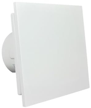 VENTS 100mm - 4 inch dia Standard Quiet Powerful Bathroom Extractor fan Shower Wall Ceiling Mounted Ventilation Damp Environment Control for 100 mm Ducting Toilet Ventilator, White (NAZAIR-100-WHITE)
