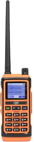 Stazione radio VHF/UHF portatile PNI P17UV dual band 144-146MHz e 430-440MHz, 999CH, 1500mAh, Scan, Dual Watch, Roger Beep, funzione radio FM e torcia di segnalazione