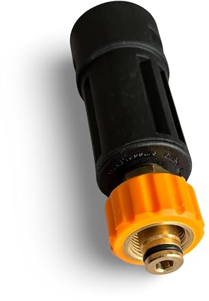 M&M Smartek-adapter för/kompatibel med/lämplig för Kärcher HDS HD Profi TR22 – högtryckstvätt tillbehör som Easy!Lock Easy!Force, bajonett K TR22 AG yttre gänga