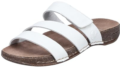 Rieker damsandaler 61450, Vit, 39 EU