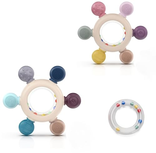 Beißring Beissring Baby Spielzeug Zahnungshilfe Beißspielzeug für 3 6 Monat Beißring Beissring Baby Spielzeug Zahnungshilfe Beißspielzeug für 3 6 Monat