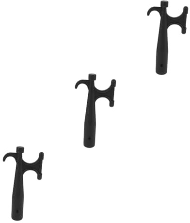 UPKOCH Spitzhacke Dock-Hardware Bootszubehör Hakenkopf für Rettungsboote teleskopisch Bootshaken Boot Haken Mehrzweck Kajakhaken Schwimmhaken für Verlängerungsstange Nylon Black