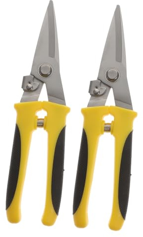 KONTONTY 2 Piezas Tijeras De Hojalatero Cortador De Metal Herramienta Para Chapa Metálica Cizallas Para Cortar Metal Herramientas De Construcción Tijeras De Aviación Para Construcción De Te