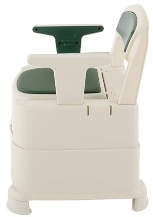 Nachttisch-Kommode Toilettenstuhl Stuhl Sicherheitstoilette Toilettenstuh 200kg Bedside KommodeTragbare Toilette mit Sensor Nachtlicht mit3 * AAA-Batterien und Müllbeutel,Höhendesign (18,82 Zoll)