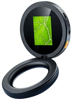Cuifati Hand-Digitalmikroskop für Kinder, 500-fache Tragbare Digitale Lupe mit 2-Zoll-IPS-Bildschirm und 3-Stufen-LED-Licht, Mikroskop für Erwachsene, Kinder, ältere Menschen