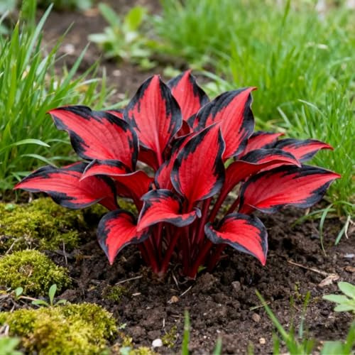 Funkien Rhizoms-Schattentolerante Premium-Stauden Gartenprojekte-15 Rhizoms-J