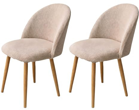SJMDMZD Fundas Sillas de Comedor con Respaldo Curvo, Pack 1/2/4 Funda para Silla Redonda A Cuadros, Funda para Sillas Elástica, Cubre Funda Protectora Sillas Lavables para Salón Oficina H 2 Pieces
