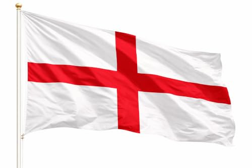England flagga – VM 2026 – fanobjekt – robust polyester och metallöljetter – VM (England, 90 x 150 cm)