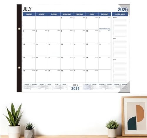 Calendario da Tavolo - Pianificazione Gestione Organizzazione - Grande Calendario Da Scrivania Di 18 | Per Ufficio Studio Casa Dormitorio Aula Insegnante