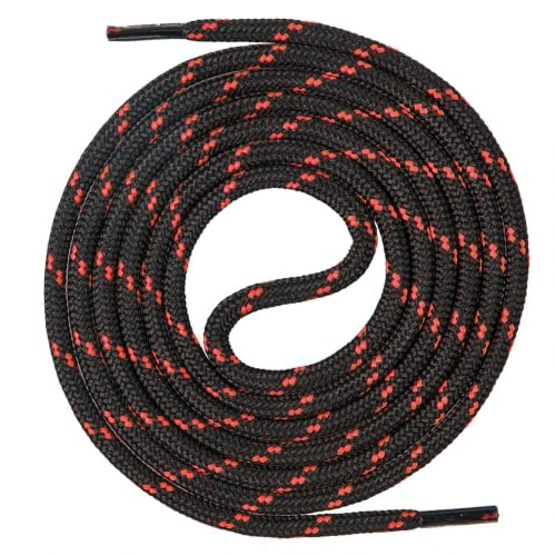 Mount Swiss Schuhbänder rund ø 4,5 mm I Premium Schnürsenkel reißfest aus strapazierfähigem Polyester für Trekkingschuhe Arbeitsschuhe Berg- und Wanderschuhe I Shoe-Laces Längen 70-220 cm