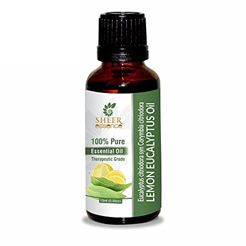 Lemon Eucalyptus Oil (Eucalyptus Citriodora Syn Corymbia Citriodora) Essential Oil 100% Pure Natural Undiluted Uncut Therapeutic Grade Oil 1.69 Fl.OZ