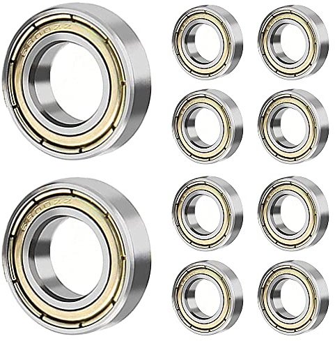 10 st 6800ZZ-kullager, 10 x 19 x 5 mm, förseglat spårkullager tunt avsnitt 6800-ZZ 10 x 19 x 5 mm lager för stålmaskindelar