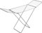 House Collection Stendibiancheria da Pavimento 18m, Stendino con Piedi Antiscivolo, Spazio Stenditura 18 m, Nero, Acciaio, 180x55x93 cm, metallo, per interni18mt
