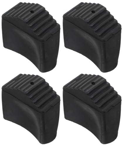 Tomaibaby Ladder Foot Covers 4Pcs Rubber Replacement Feet for Step Ladders Non Slip Durable Ladder Foot Grips Anti Wear Safety Covers for Household and Industrial Use