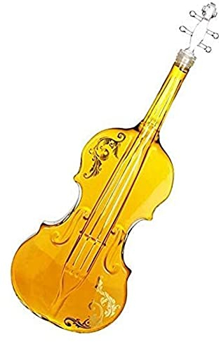 whisky decantador Whiskey Decanter Wine Decanter Violin Decanter - Funny Crystal Drinking Cup, Creative Whiskey Glasses, Double Wall Cool Beer Cup For Wine Cocktail Vodka, Home Halloween Party Bar Gif