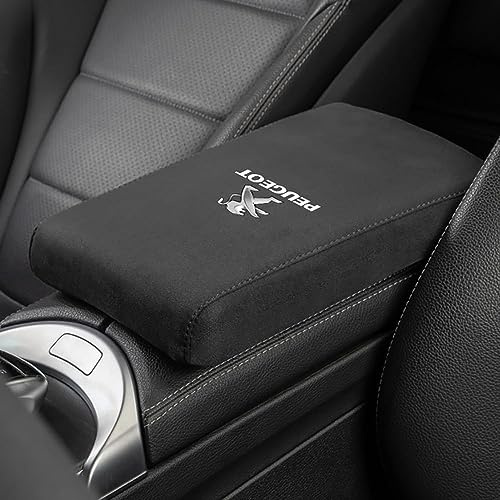 RAKTDA Couvercle de boîte d'accoudoir Protection, pour Peugeot 3008 2009 2010 2011 2012 2013 2014 2015 2016 2017 2018 2019 2020 Couvercle de boîte d'accoudoir Protection Console Centrale,B