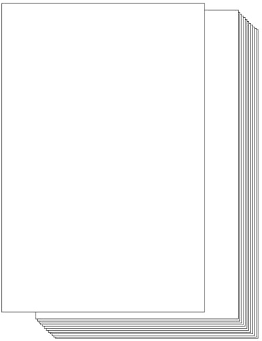 100 Sheets White Cardstock Paper - Ohuhu 11 x 17 Eco-Friendly Cover Card Stock Legal Printer Paper for DIY Making Cards Invitations Crafting Crafts Arts Ledger Tabloid Posters - 80 lb