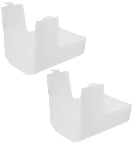 DOITOOL 2pcs Range Hood Light Housing Replacement Vent Cover for Cooker Hood Light Lens Diffuser Panel