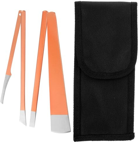 VICASKY Couteau à Cuticules Portable Et Outils De Pédicure Réutilisables Pour Soin Élimination De Peaux Mortes