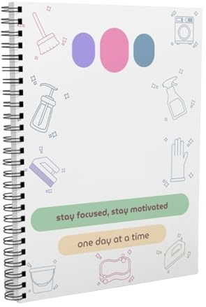 Planificateur de nettoyage domestique – Livre planification des tâches modifiable, organigramme la maison, mise en page suivi facile à utiliser, conception compacte | Guide pour cuisine, le restaurant