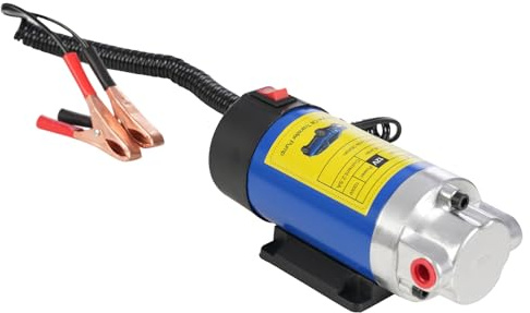 DAHAD Bomba de 12 V y 100 W para diesel, bomba extractora de aceite, bomba eléctrica de aceite de motor, bomba de cambio de aceite con manguera para coches, motocicletas, camiones, autocaravanas