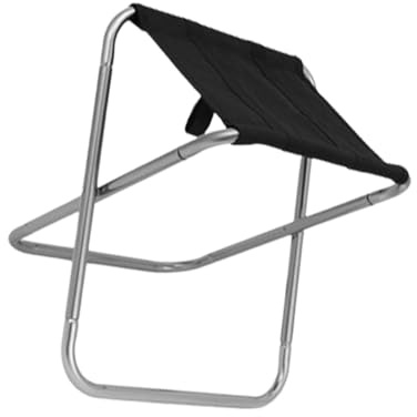 QUXVUIS Robuster Camping Klapphocker für Outdoor Aktivitäten wie Wandern, Angeln, Picknicken im Garten und am Strand. Kompaktes Reisemöbel, leicht und robust. Ideal zum