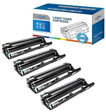 ECSC Compatible Unité de Tambour Remplacement pour Brother DCP-9015CDW DCP-9020CDW HL-3140CW HL-3150CDW HL-3170CDW MFC-9140CDN MFC-9330CDW DR-241CL (Noir/Cyan/Magenta/Jaune, 4-Pack)