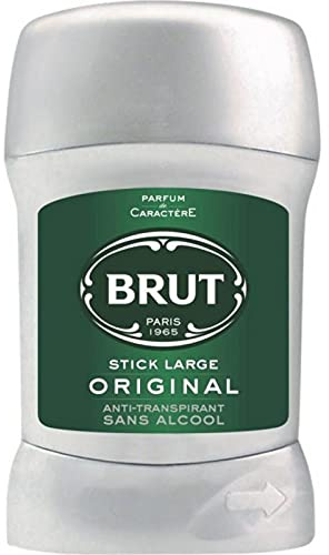 Brut Stick Large Original Anti-Transpirant Sans Alcool 50ml (lot de 4)