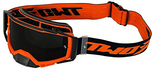 TWO-X Cross-Brille - Motocross-Brille - Kratzfeste Motorrad-Brille - Enduro & Downhill - Modell Atom