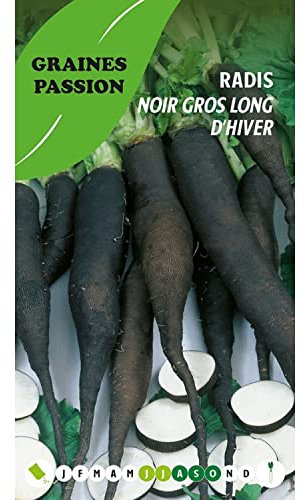 Graines Passion sachet de graines Radis noir gros long d'hiver