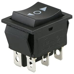 2 Stück 6-poliger DPDT Doppelpoliger Doppel-Wippschalter, 20 A