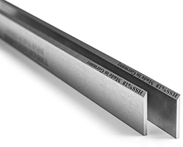 2 Stück Hobelmesser 260 x 25 x 3 HSS%18 Streifenhobelmesser