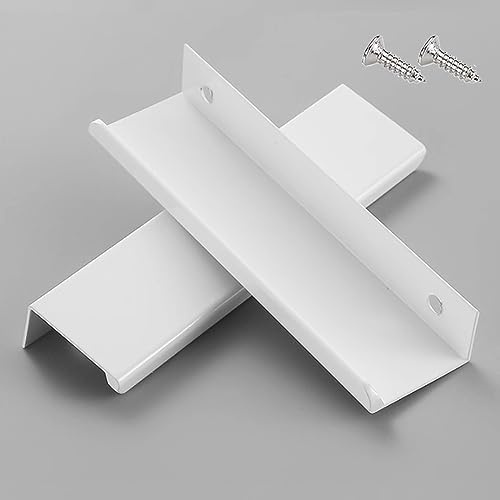 Schubladengriffe, 2 Stück, verdeckter Griff, Aluminium, Schrankgriffe, 200 mm, für Zuhause, Küche, Tür, Schublade, Schrank, Schuhschränke, Nachttische, Kommode